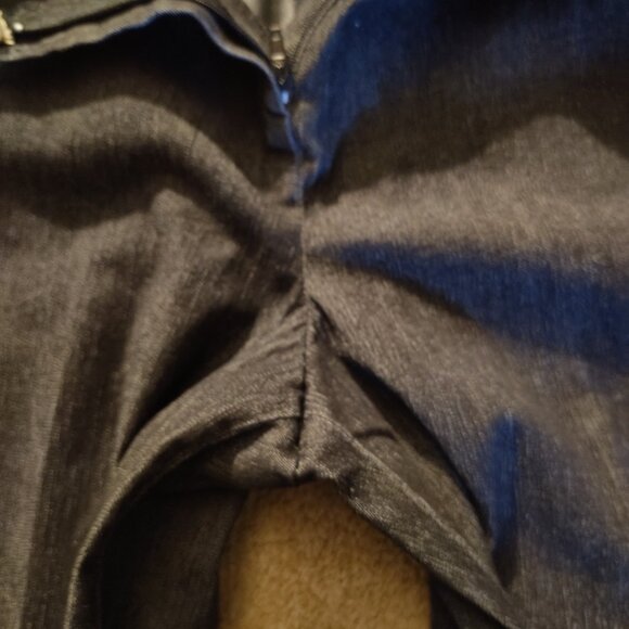 Larry Levine Stretch Casual Business Wear Pants Size 6 Dark Wash 77% Cotton - Picture 5 of 8